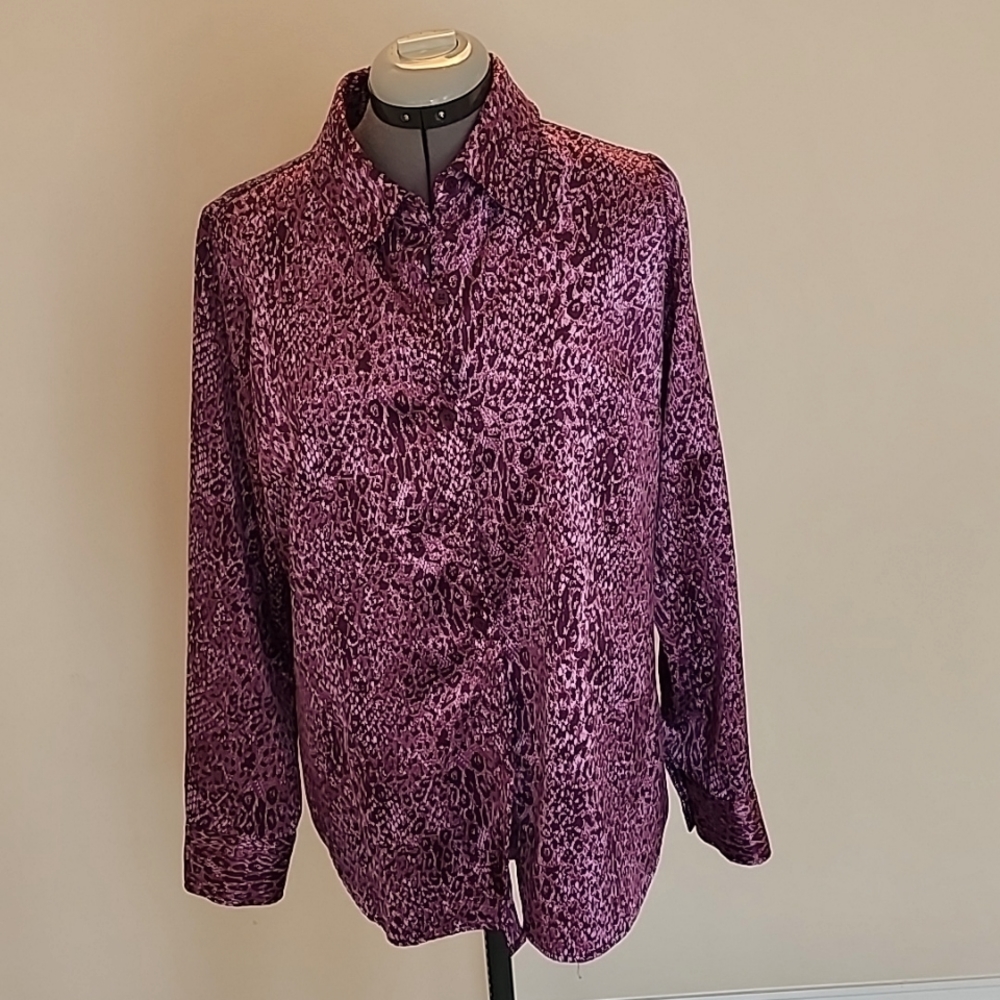 NWOT sateen blouse